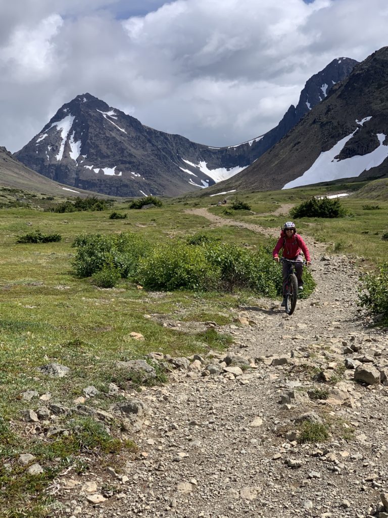 Rabbit Lakes mountain biking Anchorage Kellie Okonek